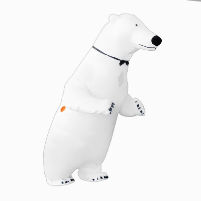 Надувной карнавальный костюм Белый медведь FZ1593-2